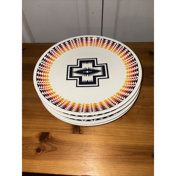 Pendleton Plates Harding Pattern 8" Set Of 4 - Picture 2 of 3
